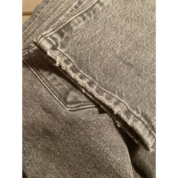 Frame La Garcon Straight Leg Gray Faded Black Ankle Straight Leg Jeans ~ Sz 28 - Picture 12 of 12